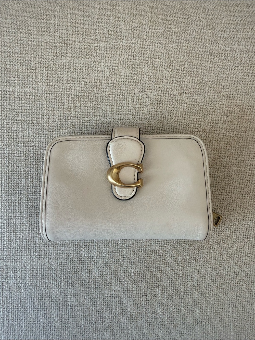 Coach Tabby Wallet in Cream